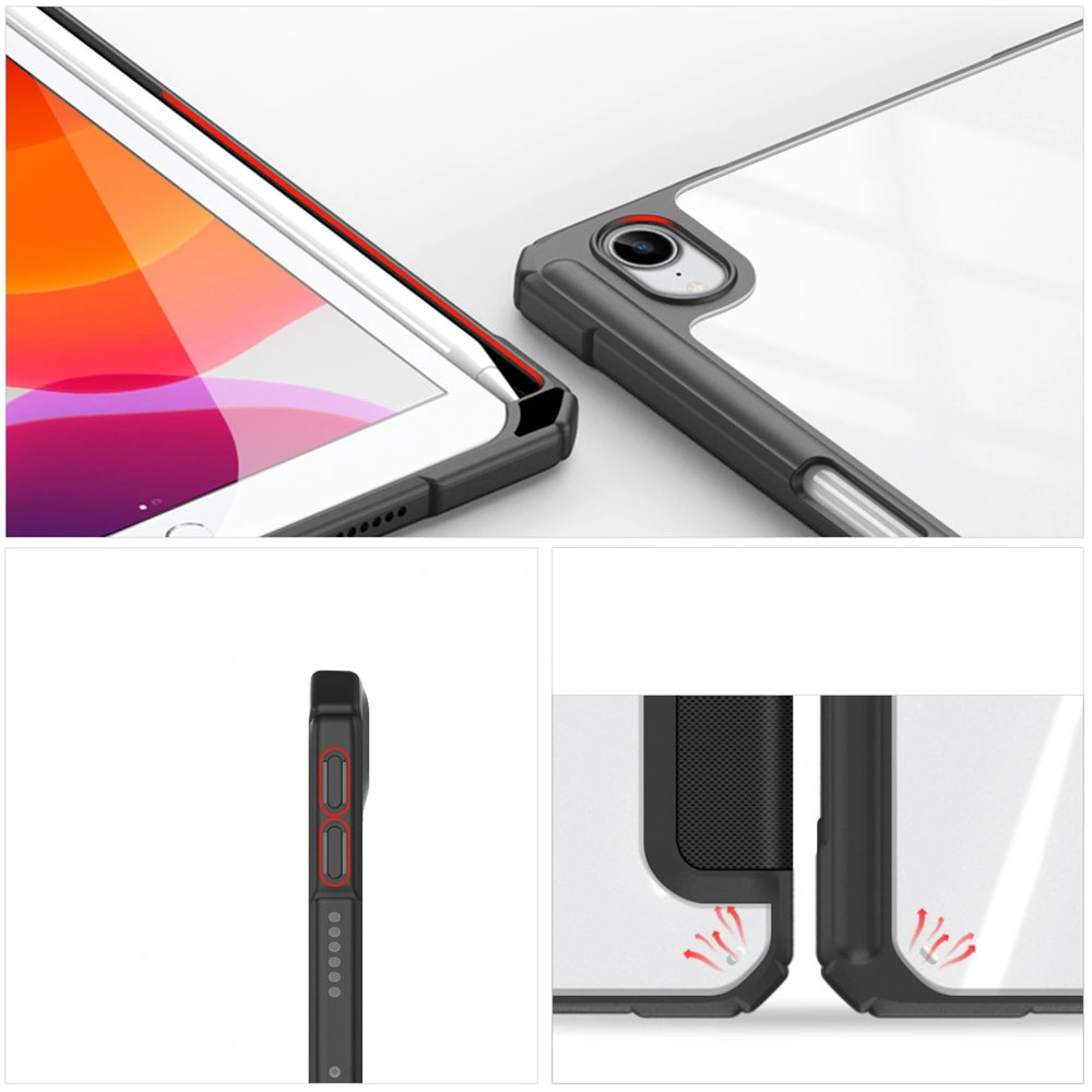 Hurtownia GSM - Husa Dux Ducis Toby pentru Apple iPad mini 2021 (a 6-a generație) / iPad mini 8.3" 2024 7gen cu suport pentru creion, neagră. - DDS738 - {ean13} - Hurt