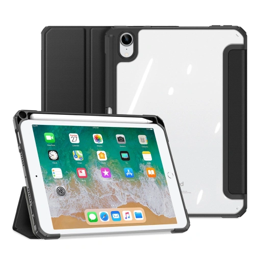 Etui Dux Ducis Toby Apple iPad mini 2021 (6. generacji) / iPad mini 8.3" 2024 (7. generacji) Pencil holder czarny