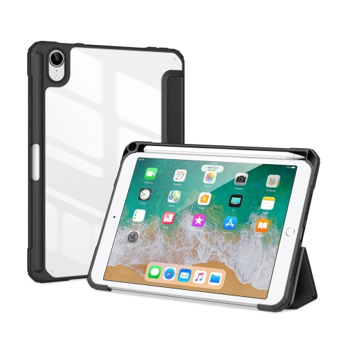 Etui Dux Ducis Toby Apple iPad mini 2021 (6. generacji) / iPad mini 8.3" 2024 (7. generacji) Pencil holder czarny