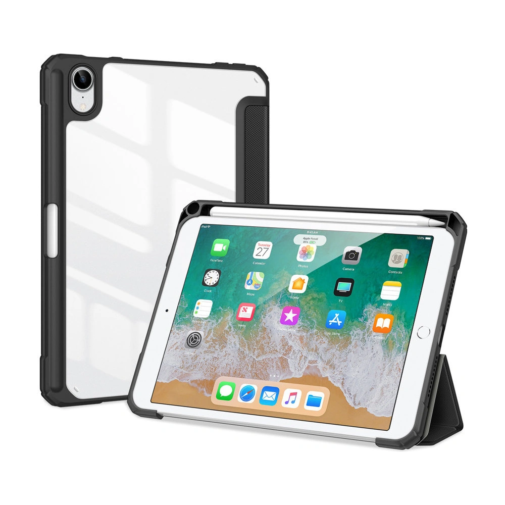 Hurtownia GSM - Husa Dux Ducis Toby pentru Apple iPad mini 2021 (a 6-a generație) / iPad mini 8.3" 2024 7gen cu suport pentru creion, neagră. - DDS738 - {ean13} - Hurt