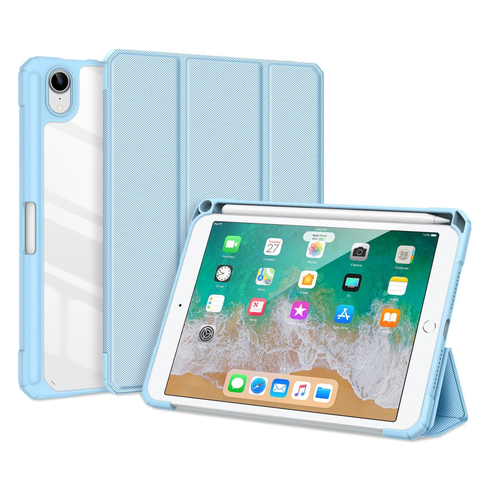 Hurtownia GSM - Dux Ducis Toby tok Apple iPad mini 2021 (6. generációs) / iPad mini 8.3" 2024 7gen ceruza tartó kék - DDS739 - {ean13} - Hurt