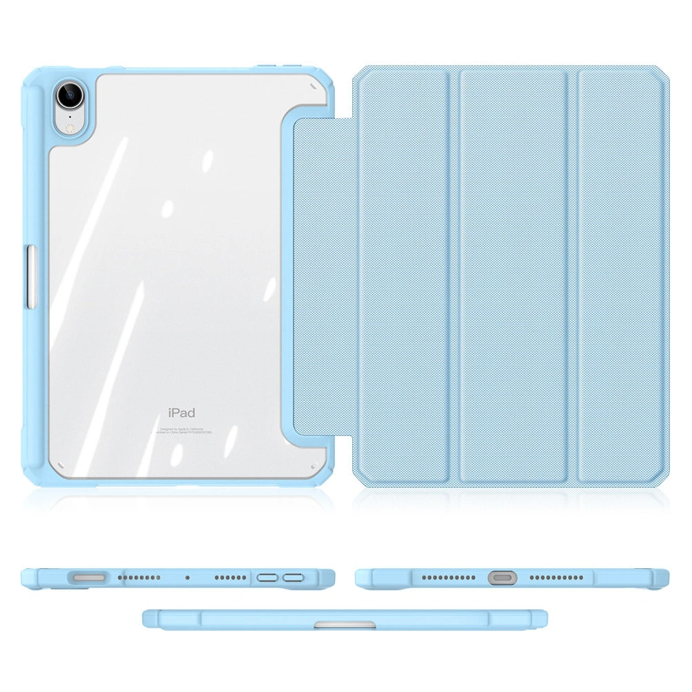 Hurtownia GSM - Dux Ducis Toby tok Apple iPad mini 2021 (6. generációs) / iPad mini 8.3" 2024 7gen ceruza tartó kék - DDS739 - {ean13} - Hurt