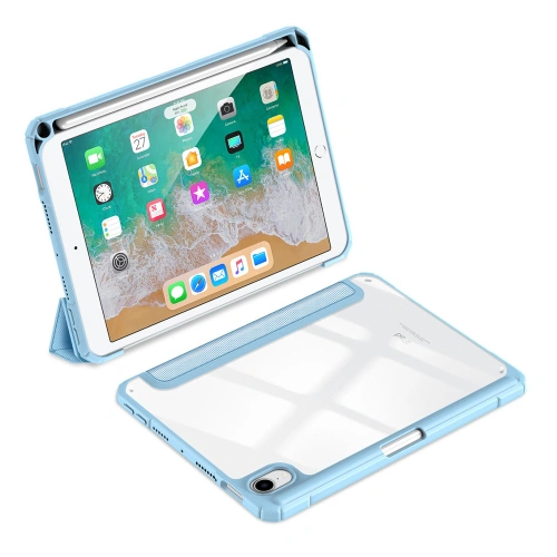 Etui Dux Ducis Toby Apple iPad mini 2021 (6. generacji) / iPad mini 8.3" 2024 (7. generacji) Pencil holder niebieski