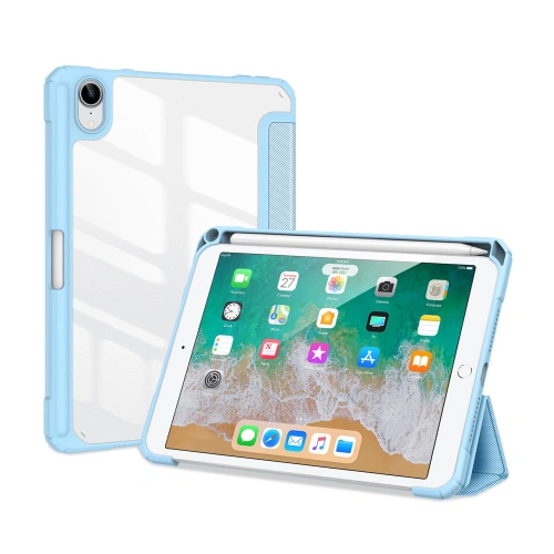 Etui Dux Ducis Toby Apple iPad mini 2021 (6. generacji) / iPad mini 8.3" 2024 (7. generacji) Pencil holder niebieski