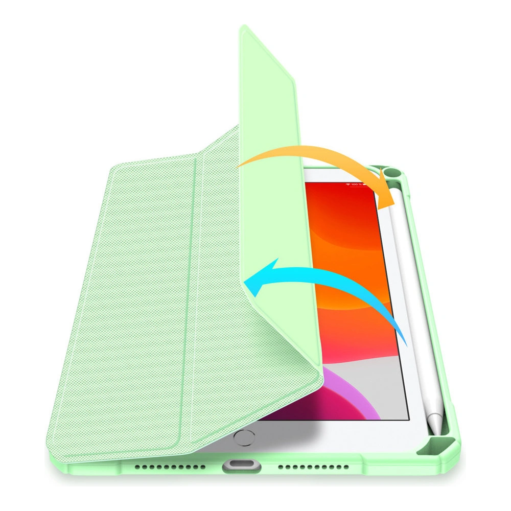 Wholesale Dux Ducis Toby Apple iPad mini 2021 (6. gen) / iPad mini 8.3" 2024 7gen Pencil holder green - DDS740 - {ean13} - Hurt