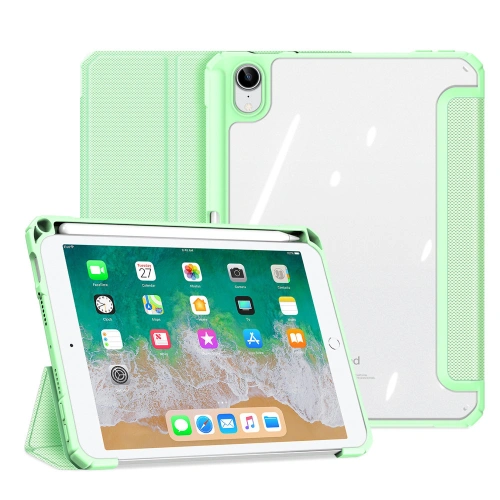 Etui Dux Ducis Toby Apple iPad mini 2021 (6. generacji) / iPad mini 8.3" 2024 (7. generacji) Pencil holder zielony