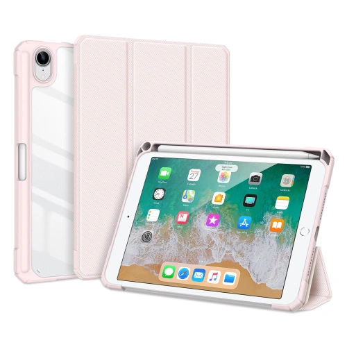 Etui Dux Ducis Toby Apple iPad mini 2021 (6. generacji) / iPad mini 8.3" 2024 (7. generacji) Pencil holder różowy