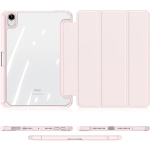 Hurtownia GSM - Dux Ducis Toby tok Apple iPad mini 2021 (6. generációs) / iPad mini 8.3" 2024 7gen Ceruza tartó rózsaszín - DDS741 - {ean13} - Hurt