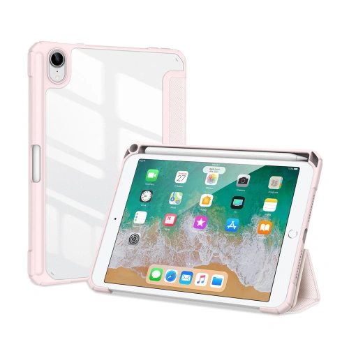 Etui Dux Ducis Toby Apple iPad mini 2021 (6. generacji) / iPad mini 8.3" 2024 (7. generacji) Pencil holder różowy
