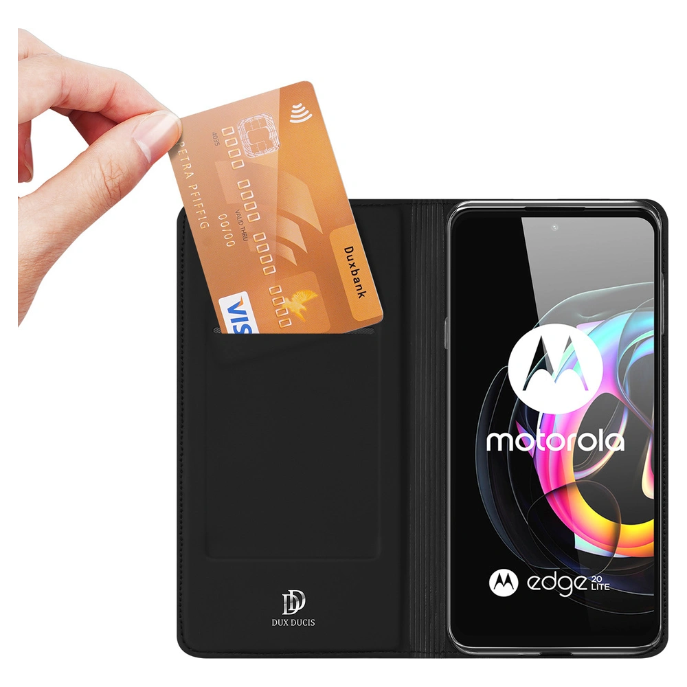 Hurtownia GSM - Etui Dux Ducis Skin Pro Motorola Moto Edge 20 Lite černé - DDS743 - {ean13} - Hurt