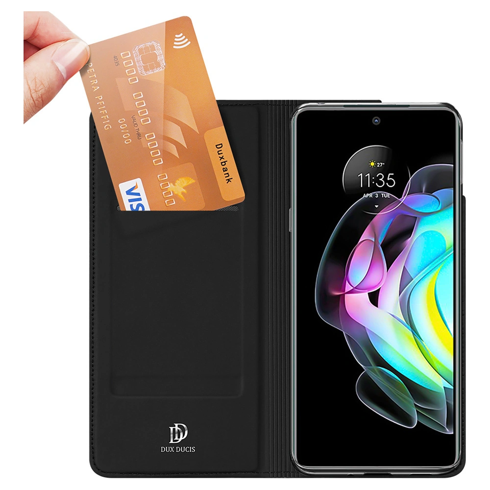 Hurtownia GSM - Etui Dux Ducis Skin Pro Motorola Moto Edge 20 černé - DDS744 - {ean13} - Hurt