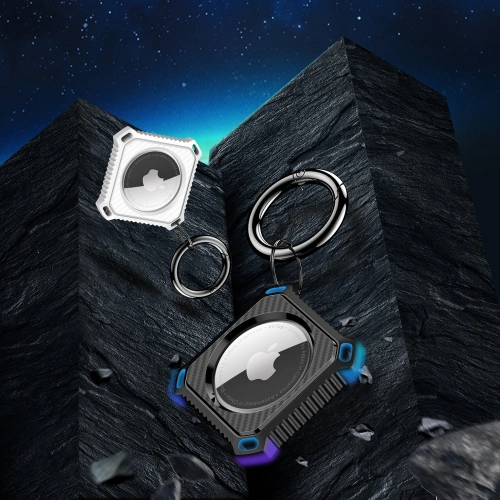 Brelok Dux Ducis Apple AirTag biały/czarny [2 pack]