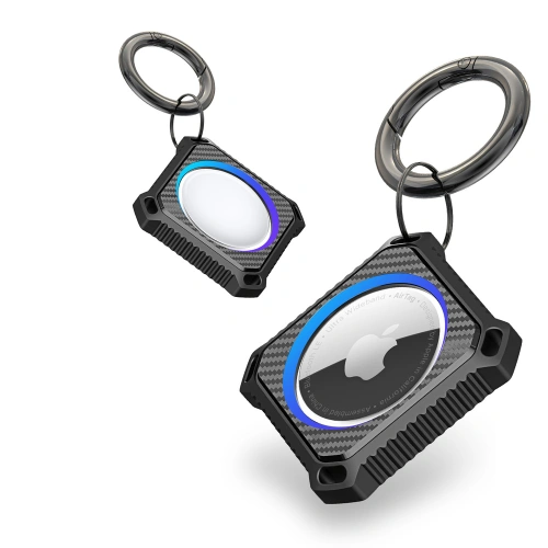 Brelok Dux Ducis Apple AirTag biały/czarny [2 pack]