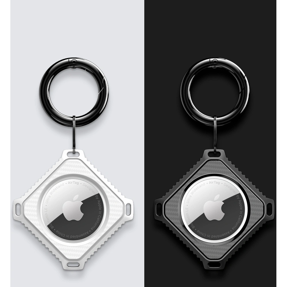 Hurtownia GSM - Breloc Dux Ducis Apple AirTag alb/negru [2 pack] - DDS754 - {ean13} - Hurt