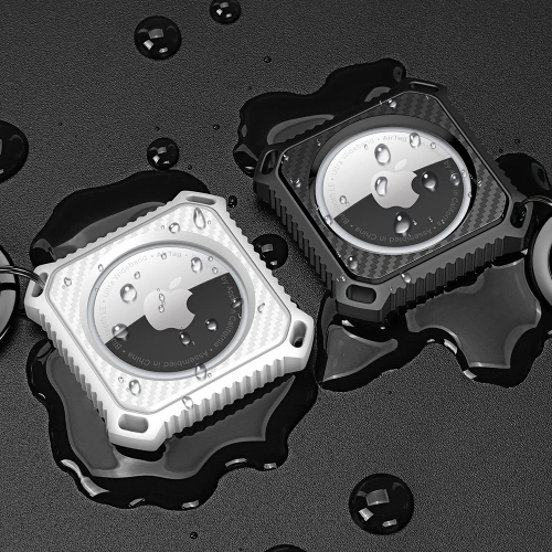 Brelok Dux Ducis Apple AirTag biały/czarny [2 pack]