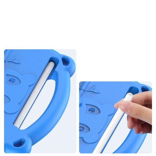 Etui Dux Ducis Panda Apple iPad mini 2021 (6. generacji) / iPad mini 8.3" 2024 (7. generacji) niebieski