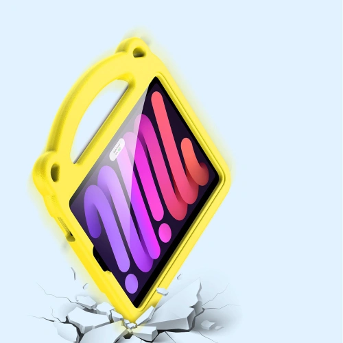 Etui Dux Ducis Panda Apple iPad mini 2021 (6. generacji) / iPad mini 8.3" 2024 (7. generacji) żółty