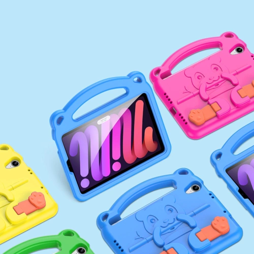 Etui Dux Ducis Panda Apple iPad mini 2021 (6. generacji) / iPad mini 8.3" 2024 (7. generacji) żółty