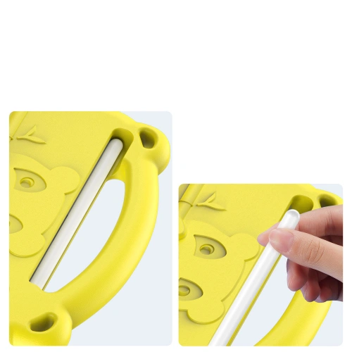 Etui Dux Ducis Panda Apple iPad mini 2021 (6. generacji) / iPad mini 8.3" 2024 (7. generacji) żółty