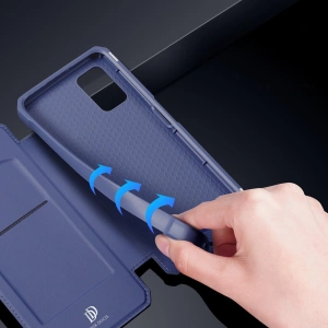 Hurtownia GSM - Etui Dux Ducis Skin X Samsung Galaxy A03s niebieski - DDS760 - {ean13} - Hurt