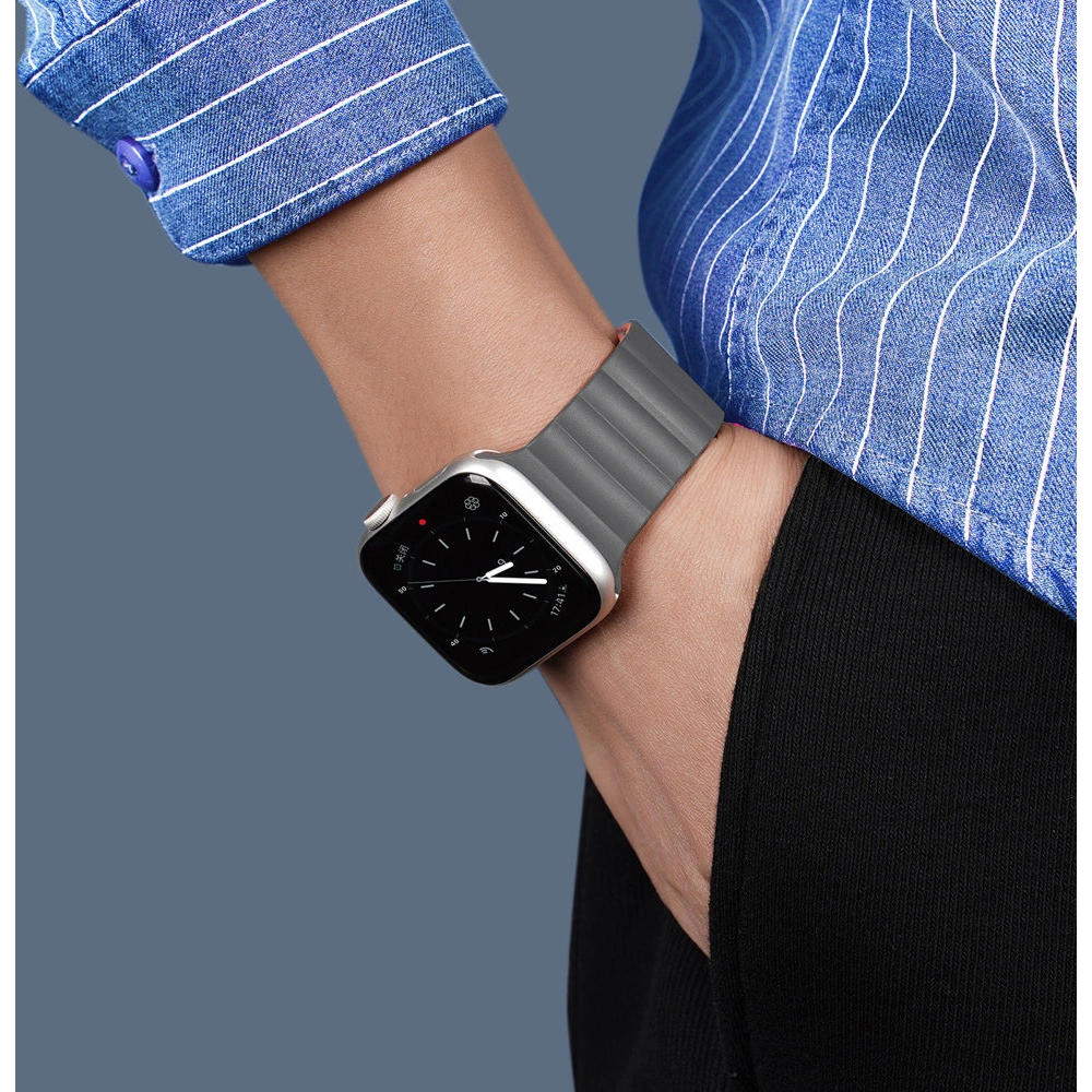 Hurtownia GSM - Dux Ducis Magnetic heveder Apple Watch 4/5/6/7/8/9/SE/10 40/41/42mm szürke-narancssárga (Chain Version) - DDS789 - {ean13} - Hurt