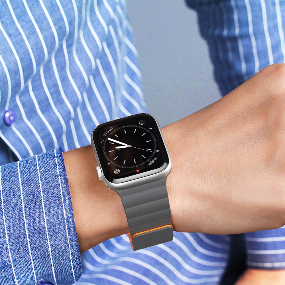 Hurtownia GSM - Dux Ducis Magnetic heveder Apple Watch 4/5/6/7/8/9/SE/10 40/41/42mm szürke-narancssárga (Chain Version) - DDS789 - {ean13} - Hurt