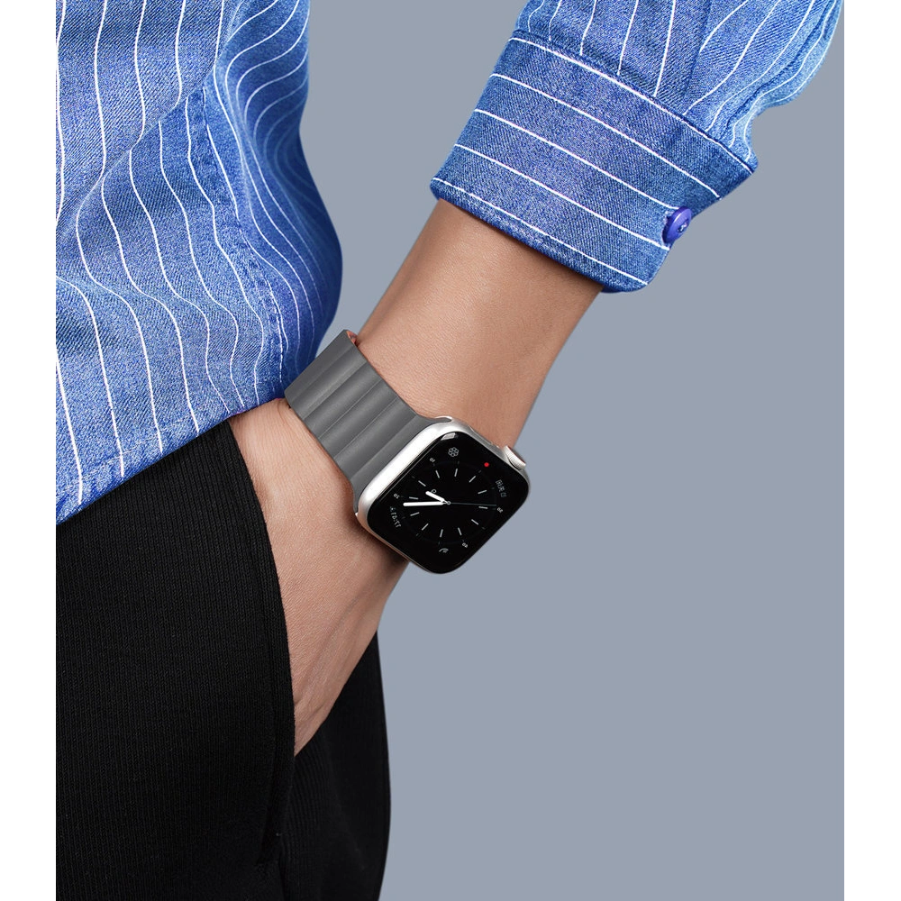Hurtownia GSM - Dux Ducis Magnetic heveder Apple Watch 4/5/6/7/8/9/SE/10 40/41/42mm szürke-narancssárga (Chain Version) - DDS789 - {ean13} - Hurt