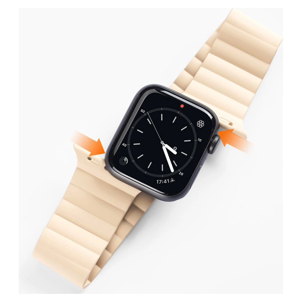 Hurtownia GSM - Pasek Dux Ducis Magnetic Strap Apple Watch 4/5/6/7/8/9/SE/10 40/41/42mm béžový (Chain Version) - DDS792 - {ean13} - Hurt