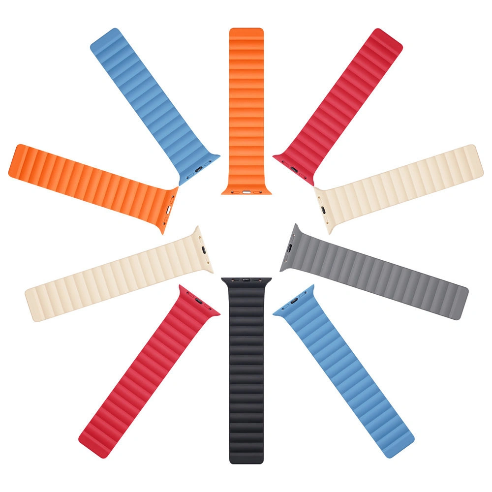 Hurtownia GSM - Pasek Dux Ducis Magnetic Strap Apple Watch 4/5/6/7/8/9/SE/10 40/41/42mm béžový (Chain Version) - DDS792 - {ean13} - Hurt