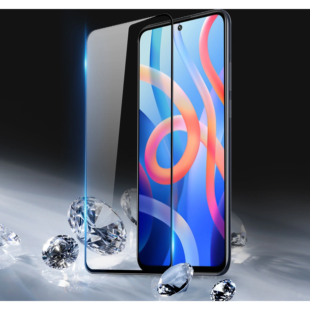 Hurtownia GSM - Zpevněné sklo Dux Ducis 9D Tempered Glass Poco M4 Pro 5G černé (přátelské k obalu) - DDS800 - {ean13} - Hurt