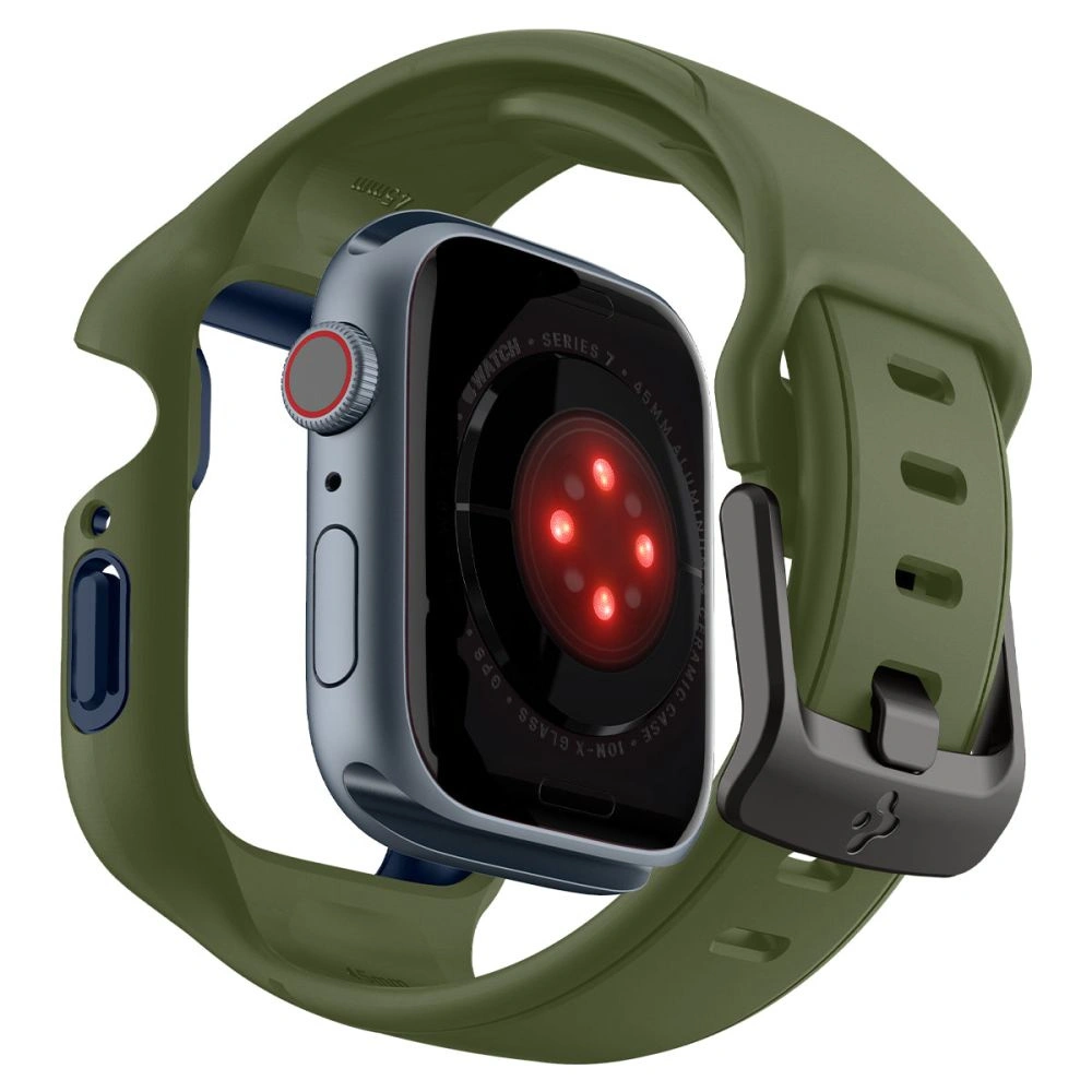 Hurtownia GSM - Pasek Spigen Liquid Air Pro Apple Watch 4/5/6/7/8/9/SE 44/45mm Mohazöld - SPN2541 - {ean13} - Hurt