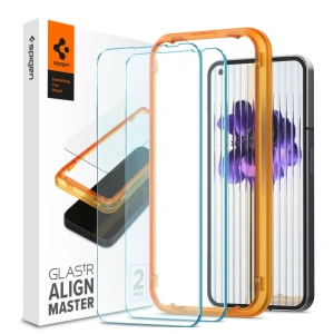 Hurtownia GSM - Gehärtetes Glas Spigen GLAS.tR Slim AlignMaster Nothing Phone 1 Klar [2 PACK] - SPN2542 - {ean13} - Hurt