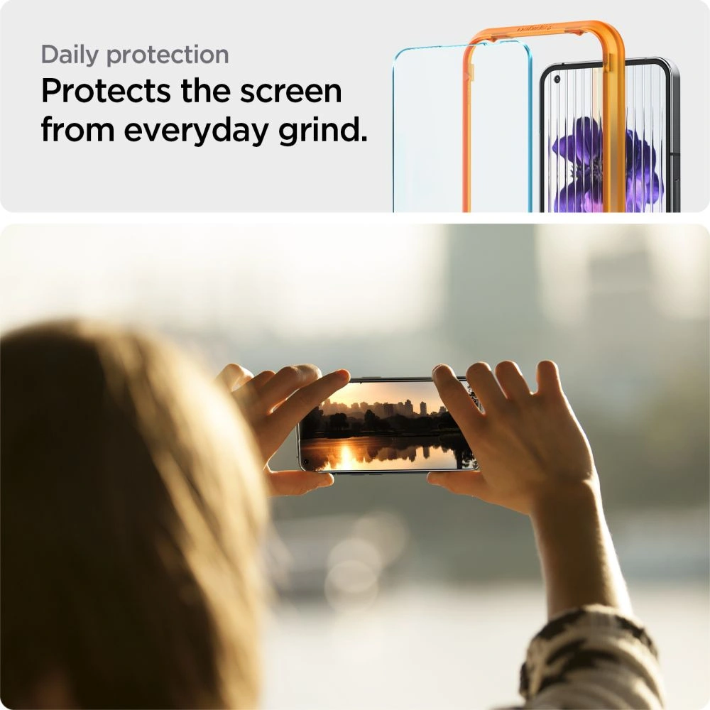 Hurtownia GSM - Gehärtetes Glas Spigen GLAS.tR Slim AlignMaster Nothing Phone 1 Klar [2 PACK] - SPN2542 - {ean13} - Hurt