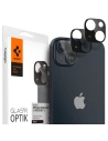 Gehärtetes Glas für Spigen Optik.tr Kamera-Schutz Apple iPhone 14/14 Plus Schwarz [2 PACK]