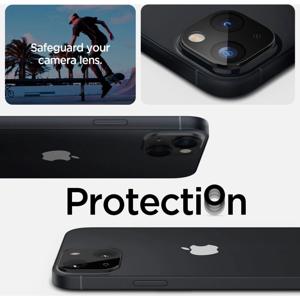 Wholesale Spigen Optik.tr Camera Protector Apple iPhone 14/14 Plus Black [2 PACK] - SPN2543 - {ean13} - Hurt