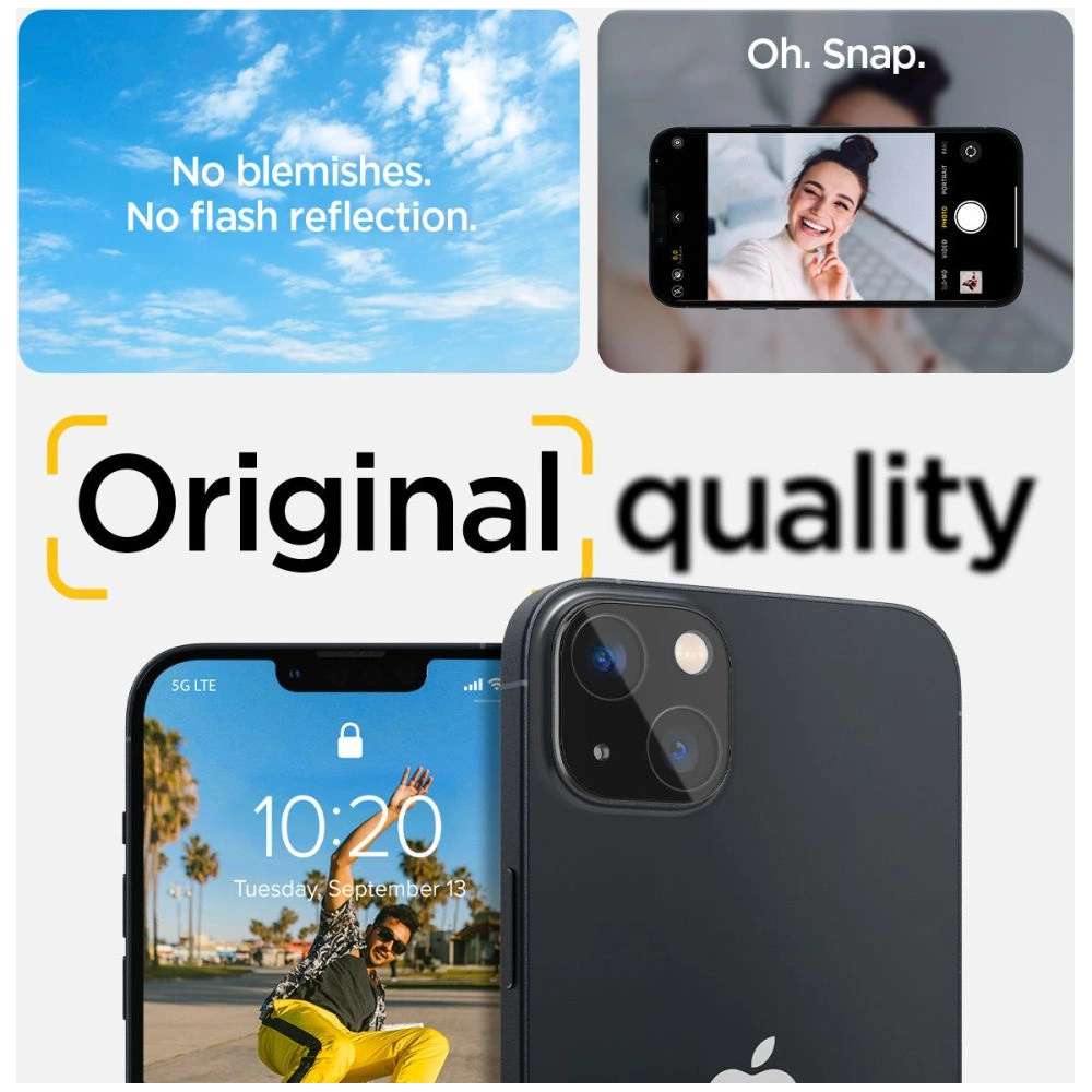 Wholesale Spigen Optik.tr Camera Protector Apple iPhone 14/14 Plus Black [2 PACK] - SPN2543 - {ean13} - Hurt