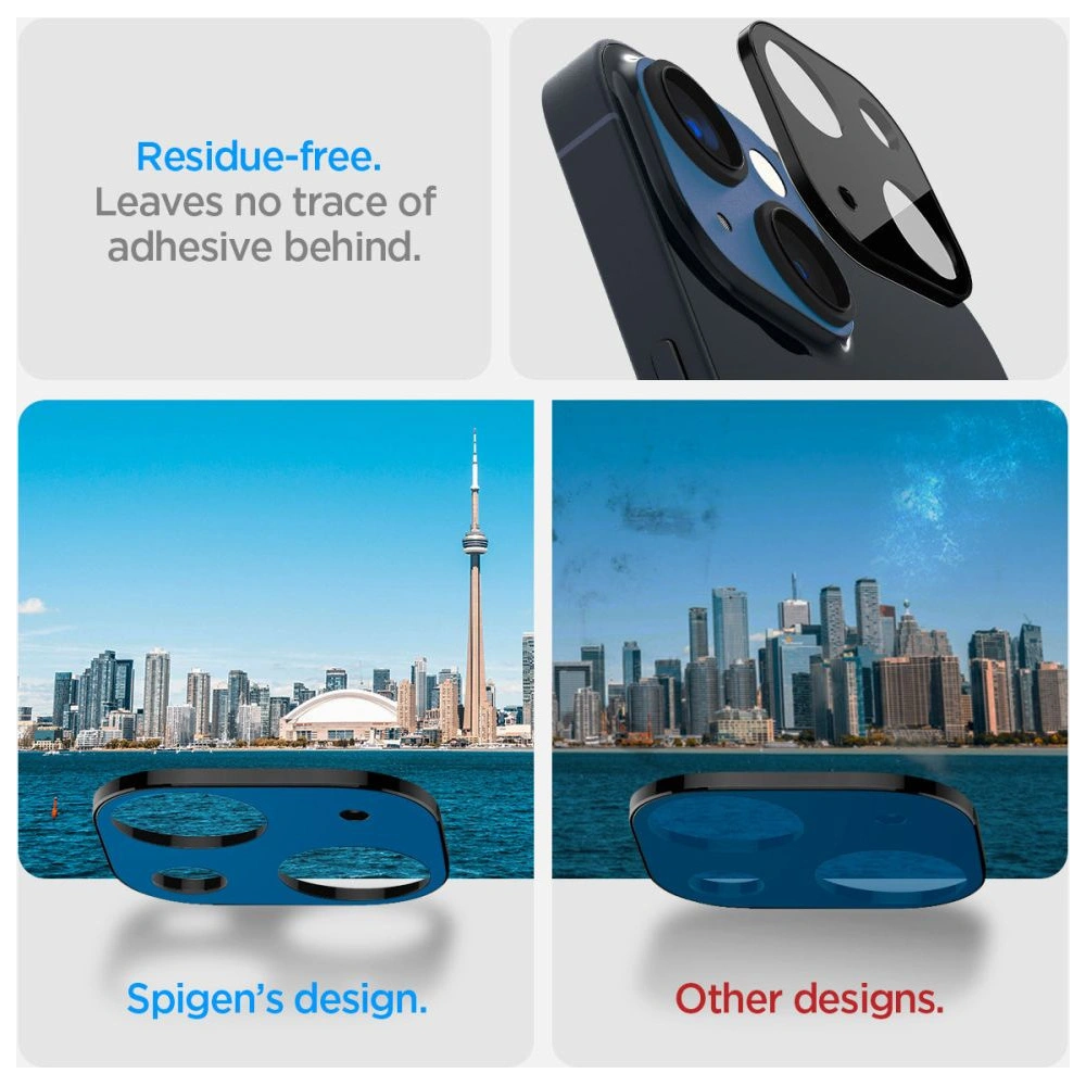 Wholesale Spigen Optik.tr Camera Protector Apple iPhone 14/14 Plus Black [2 PACK] - SPN2543 - {ean13} - Hurt