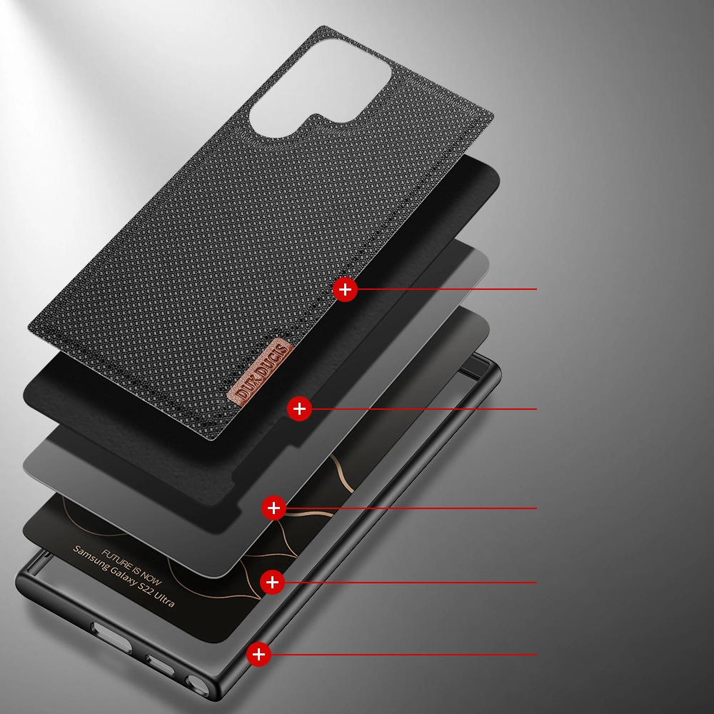 Hurtownia GSM - Etui Dux Ducis Fino Samsung Galaxy S22 Ultra černé - DDS820 - {ean13} - Hurt