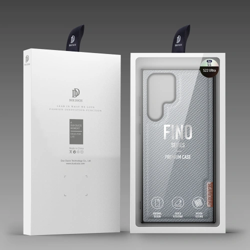 Etui Dux Ducis Fino Samsung Galaxy S22 Ultra niebieski