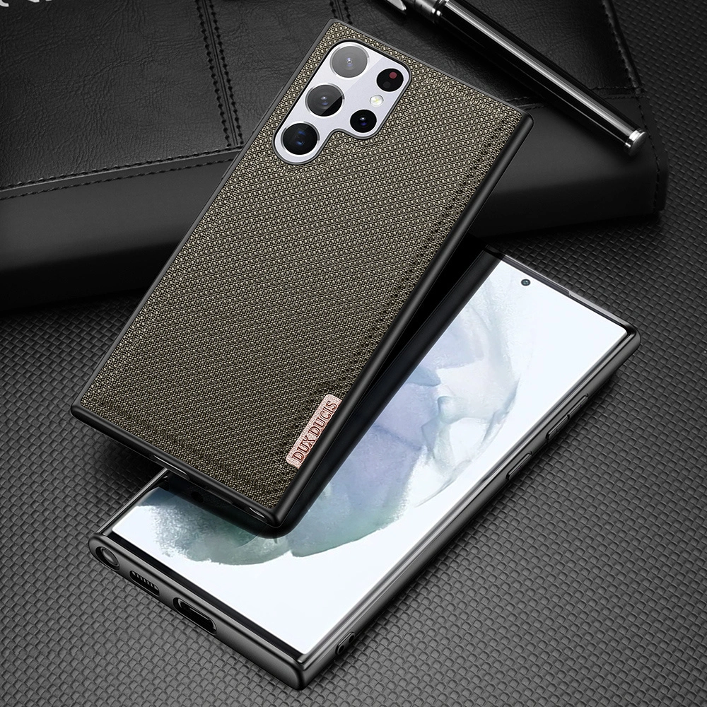 Hurtownia GSM - Etui Dux Ducis Fino Samsung Galaxy S22 Ultra zelený - DDS822 - {ean13} - Hurt