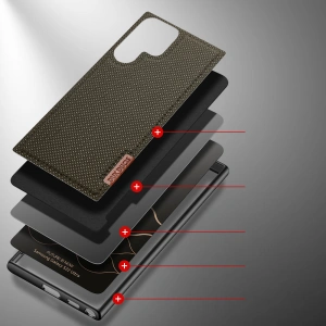 Hurtownia GSM - Etui Dux Ducis Fino Samsung Galaxy S22 Ultra zelený - DDS822 - {ean13} - Hurt