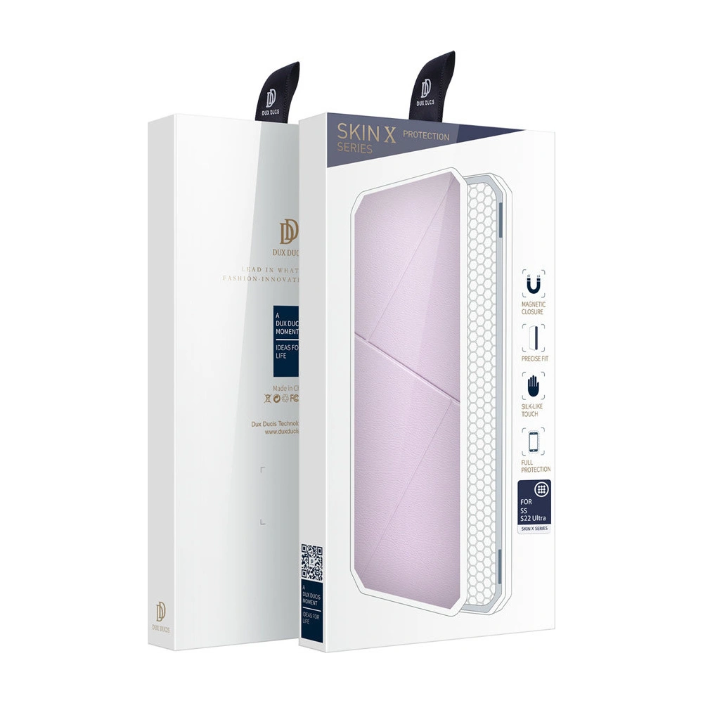 Hurtownia GSM - Etui Dux Ducis Skin X Samsung Galaxy S22 Ultra rozie - DDS833 - {ean13} - Hurt