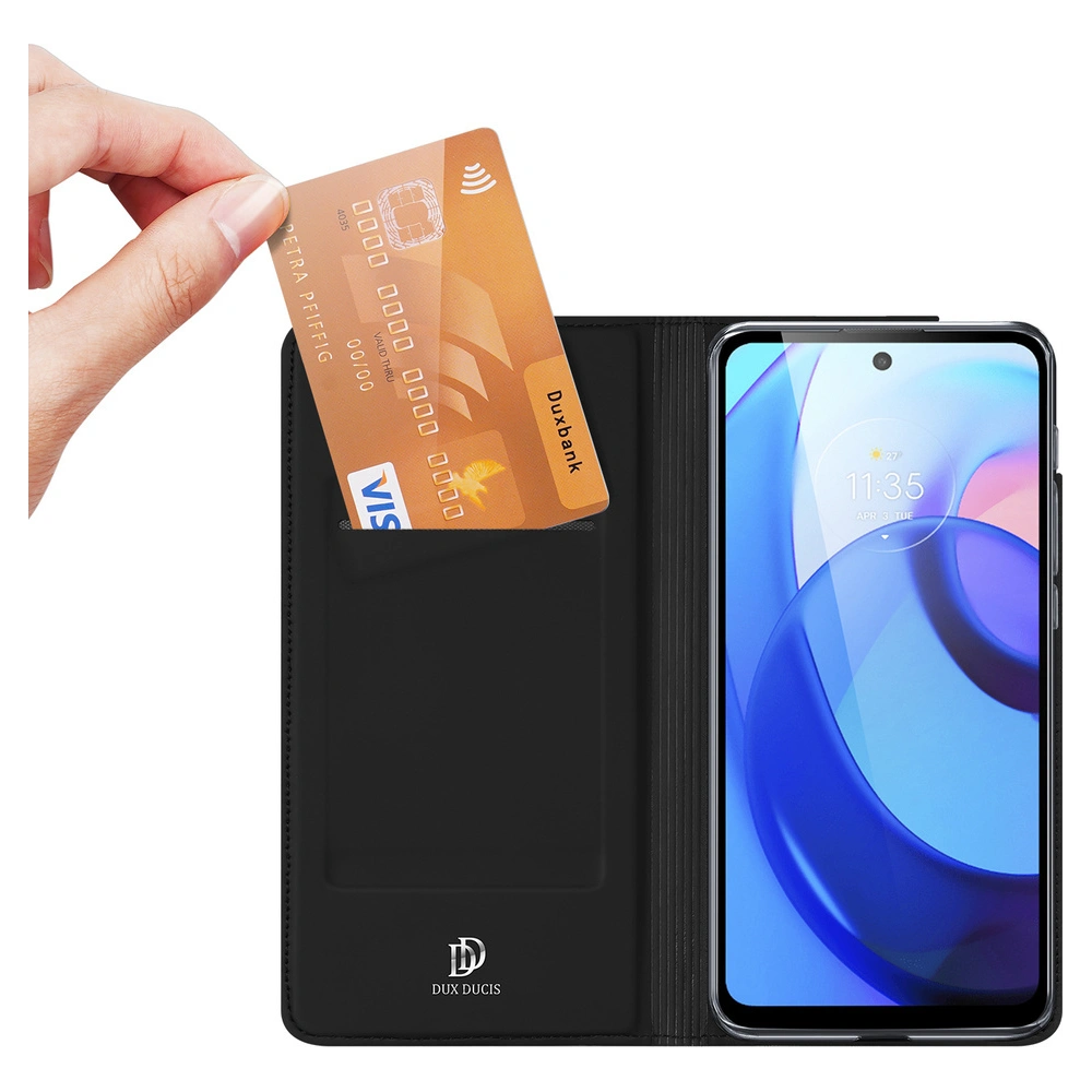 Hurtownia GSM - Dux Ducis Skin Pro Motorola Moto E40/E30/E20 fekete tok - DDS836 - {ean13} - Hurt