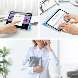 Hurtownia GSM - Etui Dux Ducis Toby Samsung Galaxy Tab A8 10.5 suport pentru stylus albastru - DDS853 - {ean13} - Hurt