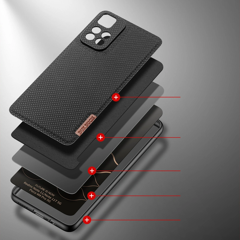Hurtownia GSM - Etui Dux Ducis Fino Poco M4 Pro 5G negru - DDS859 - {ean13} - Hurt