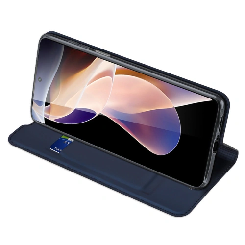 Etui Dux Ducis Skin Pro Xiaomi Mi11i HyperCharge/POCO X4 NFC niebieski