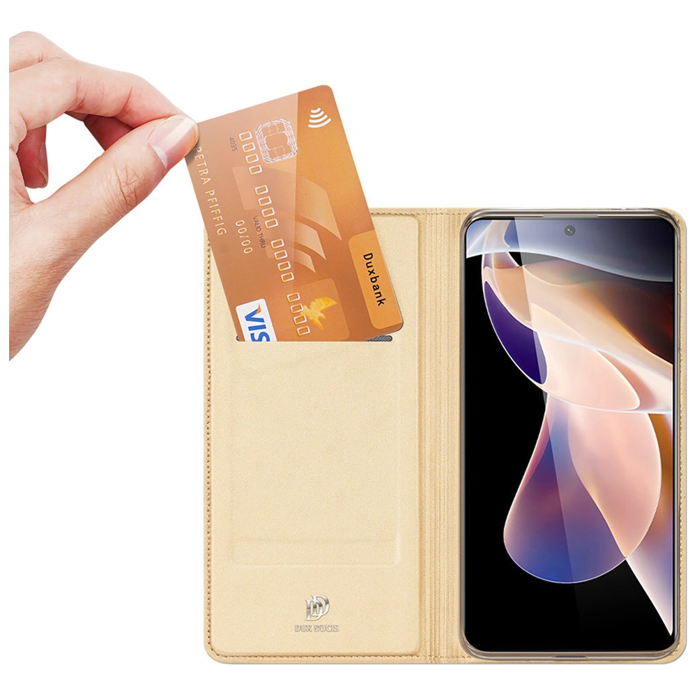 Hurtownia GSM - Etui Dux Ducis Skin Pro Xiaomi Mi11i HyperCharge/POCO X4 NFC złoty - DDS885 - {ean13} - Hurt