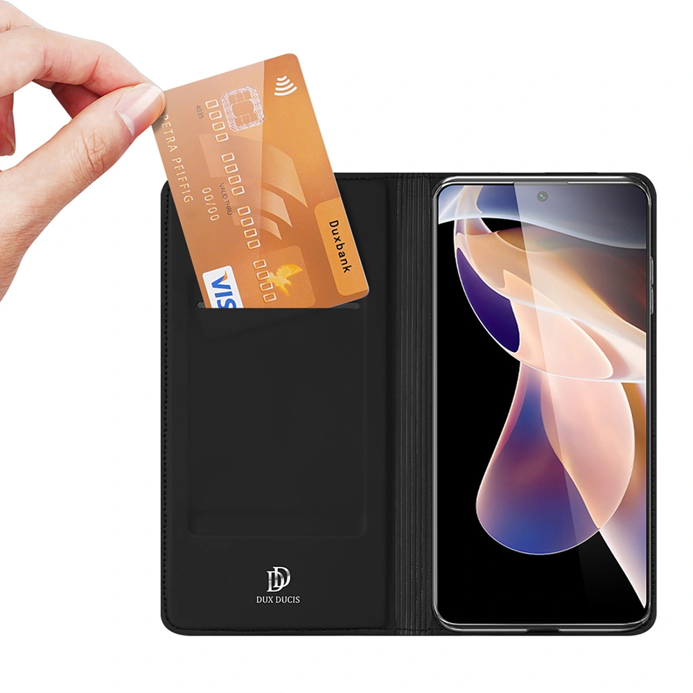 Hurtownia GSM - Pouzdro Dux Ducis Skin Pro Poco M4 Pro 5G černé - DDS886 - {ean13} - Hurt