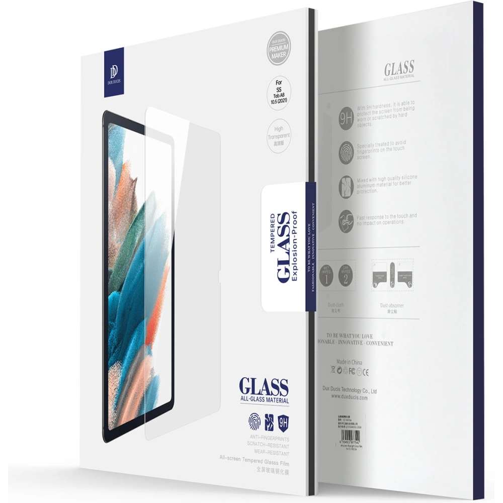 Hurtownia GSM - Dux Ducis Edzett Üveg Samsung Galaxy Tab A8 10.5 átlátszó (tokbarát) - DDS896 - {ean13} - Hurt