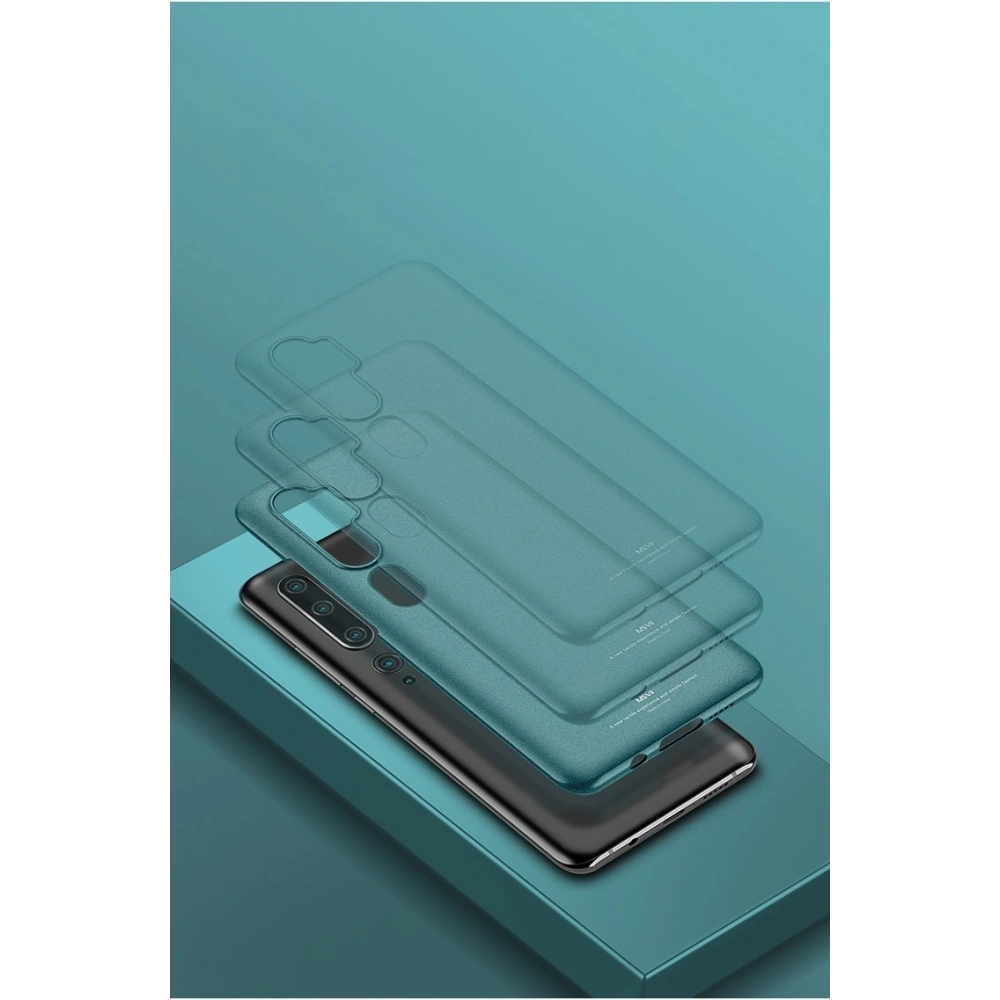 Hurtownia GSM - Etui MSVII Xiaomi Mi Note 10 Matná Zelená - MS7244MGRN - {ean13} - Hurt